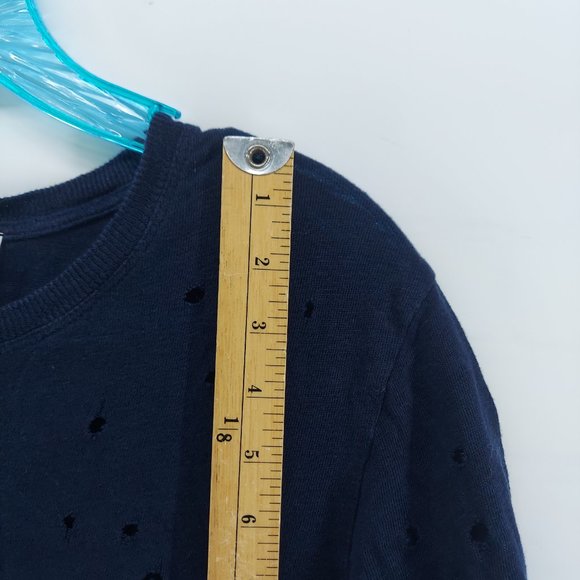 IRO clay women's navy  Distressed Linen T-Shirt XS - Picture 7 of 9